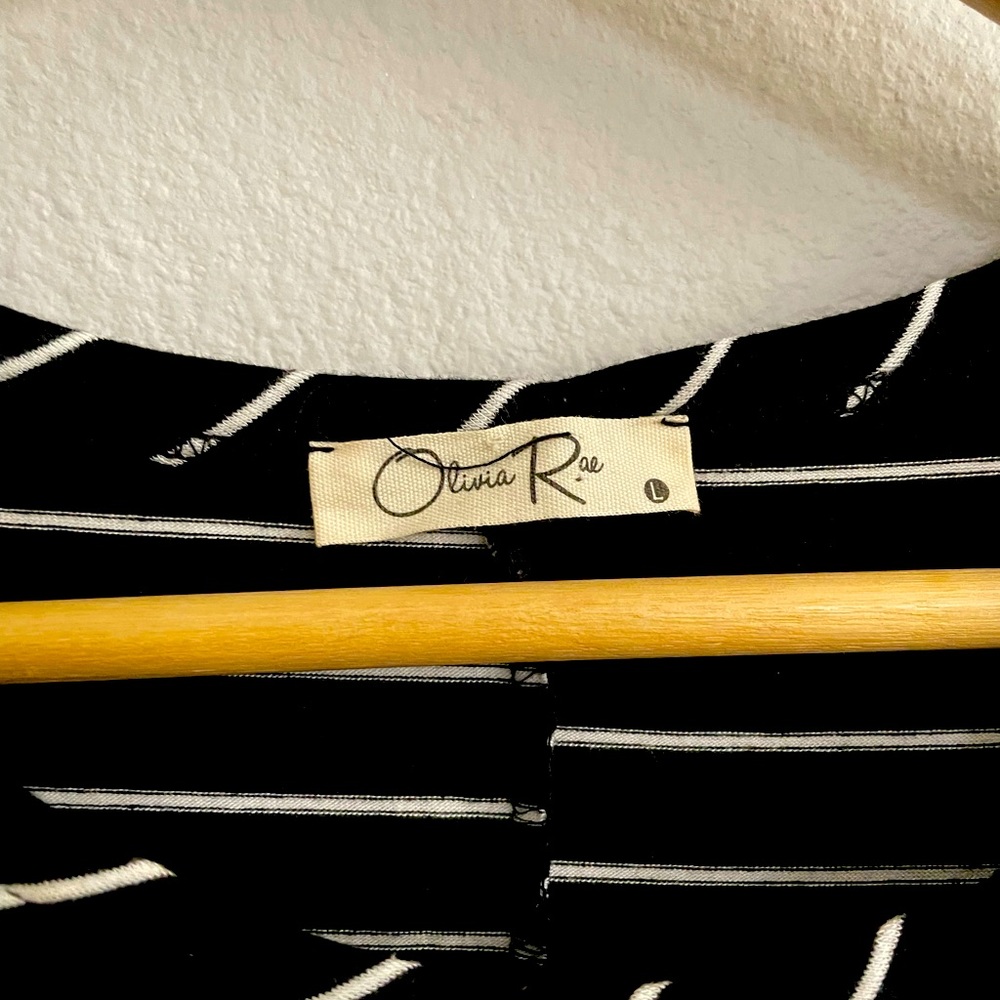 Striped skater dress